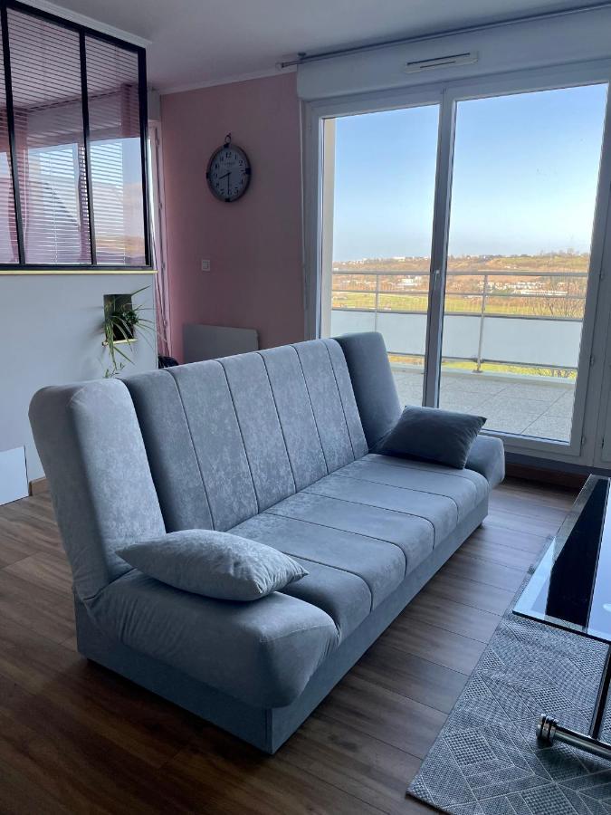 Le Panorama, Echappee Mer Dieppe & Parking Prive Lägenhet Rouxmesnil-Bouteilles Exteriör bild